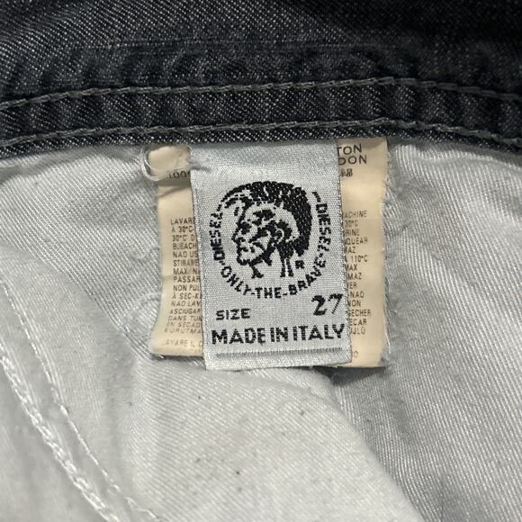 Diesel Nadar Jeans Size 27 Bootcut Jeans Blue Made In Italy - Picture 5 of 8